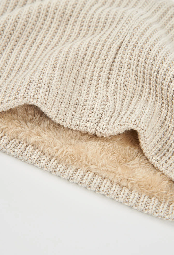 Beige Mädchenkragen