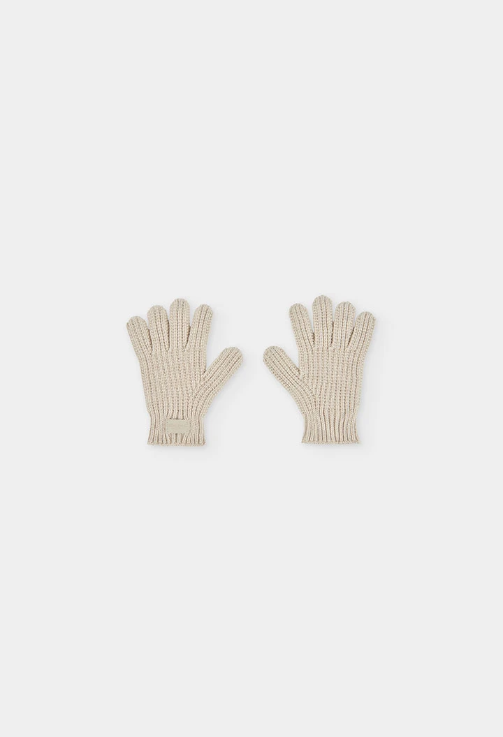 Beige Handschuh