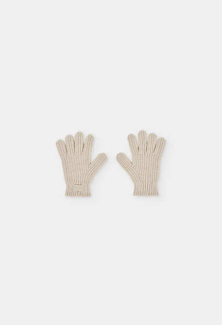 Beige Handschuh