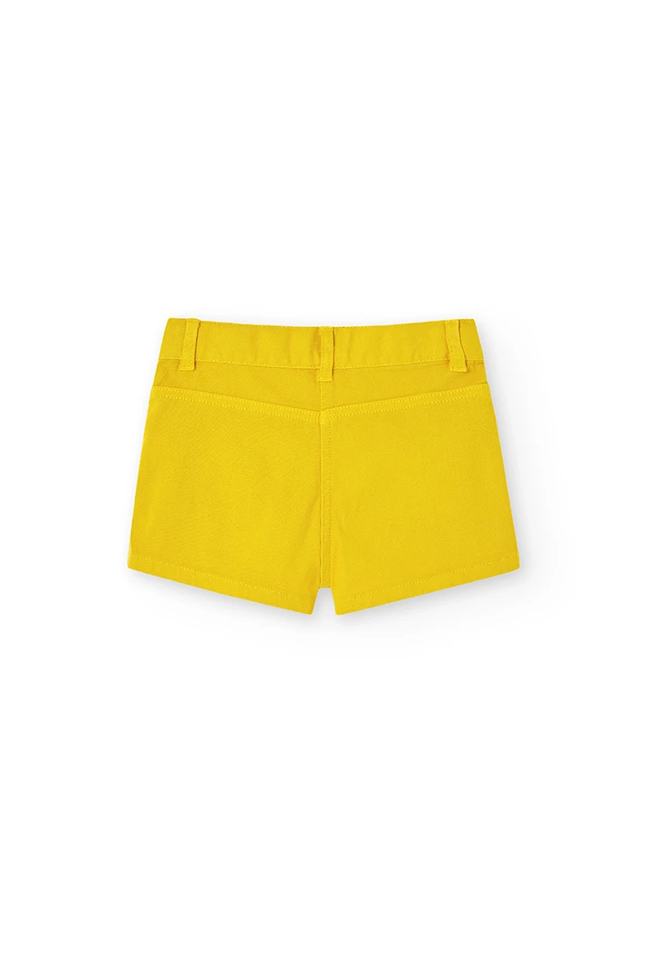 Stretch twil shorts for girl