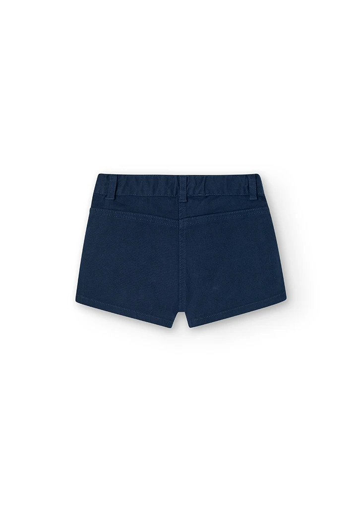 Short serge elastisch für mädchen