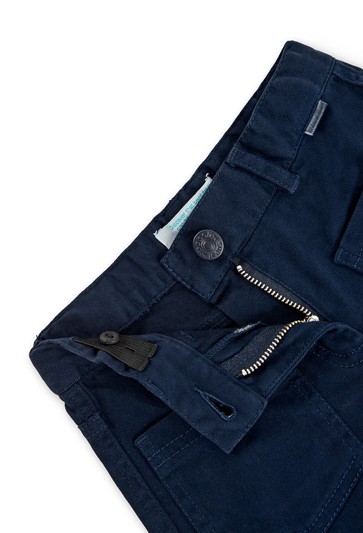 Short serge elastisch für mädchen