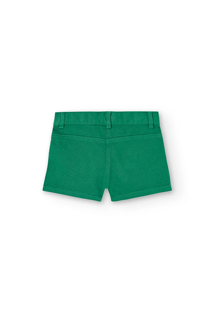 Short en toile pour fille