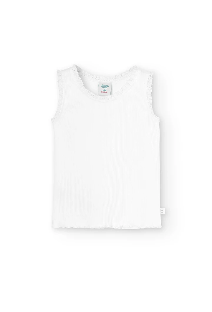 Camiseta malha para menina