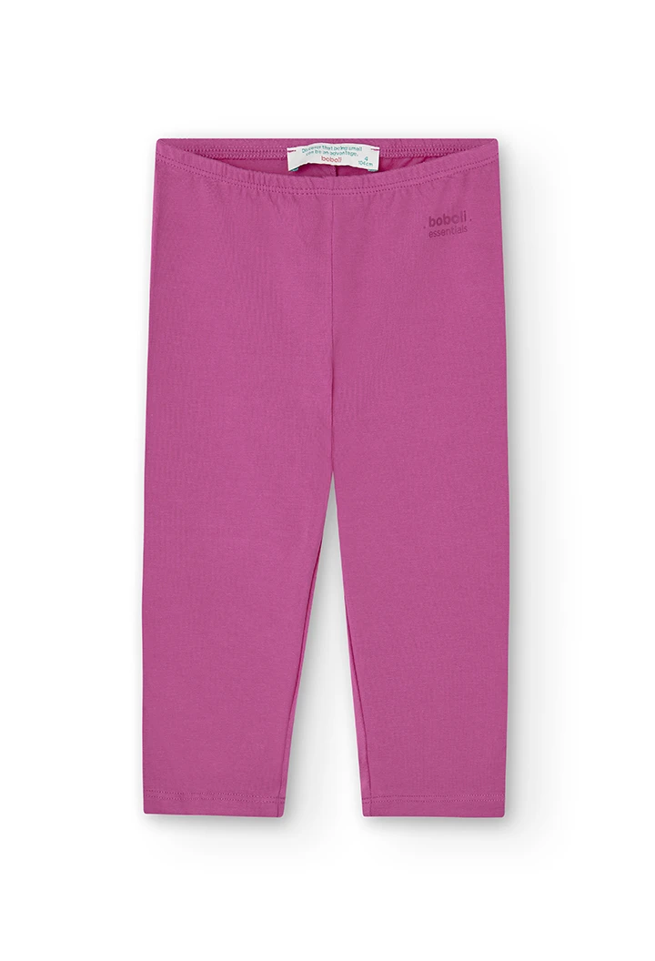 Legging corsário elástico para menina