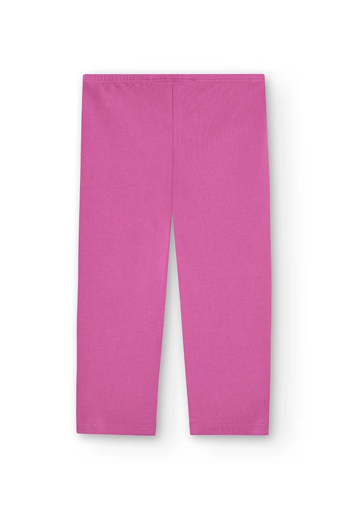 Stretch leggings 3/4 for girl
