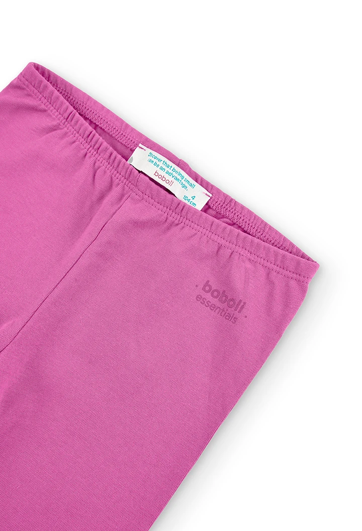 Legging corsário elástico para menina