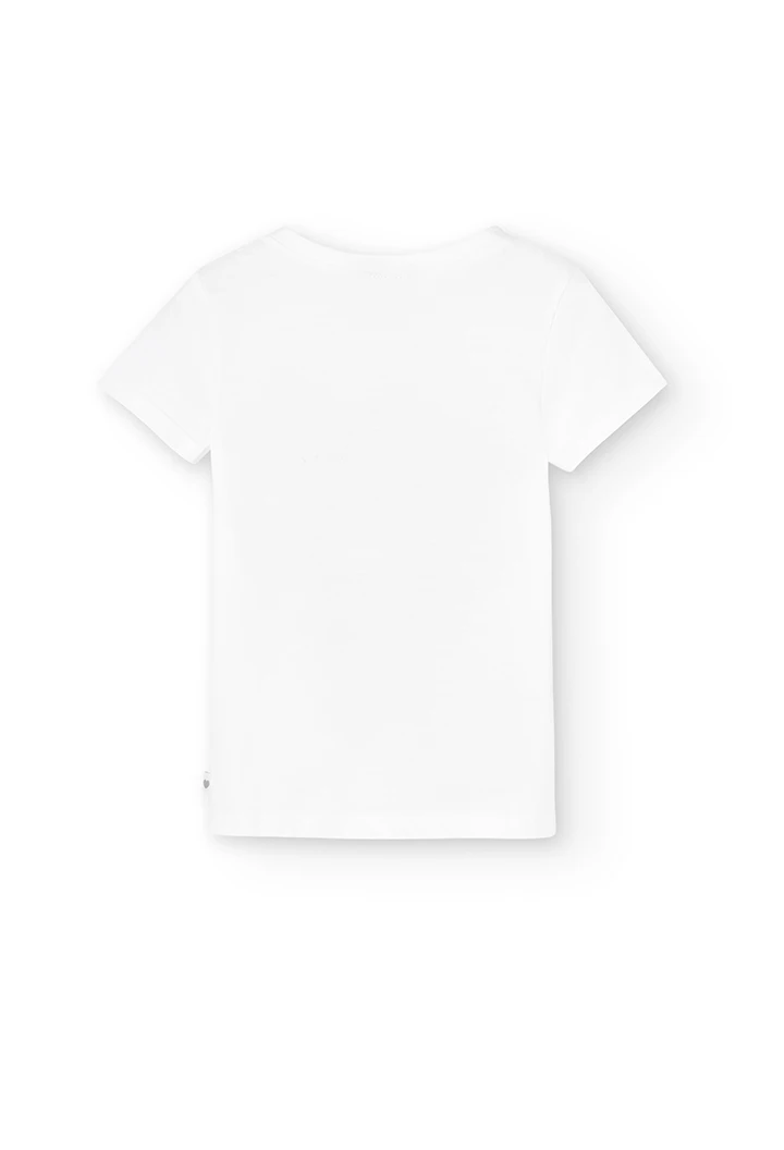 T-Shirt tricot basic pour fille