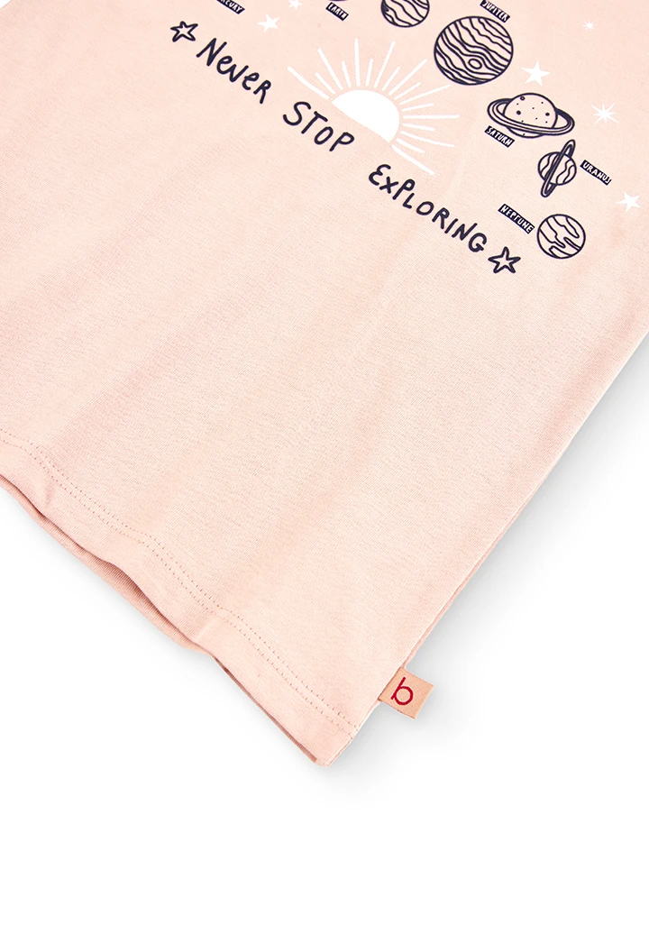 Camiseta malha basic para menina