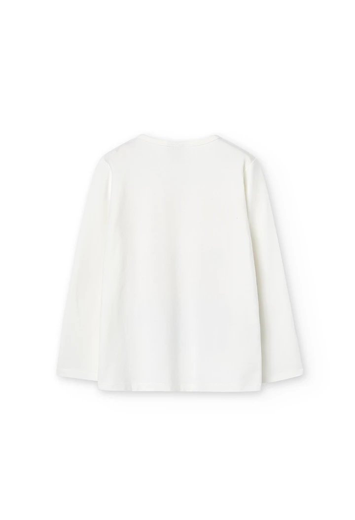 T-Shirt stretch basic pour fille