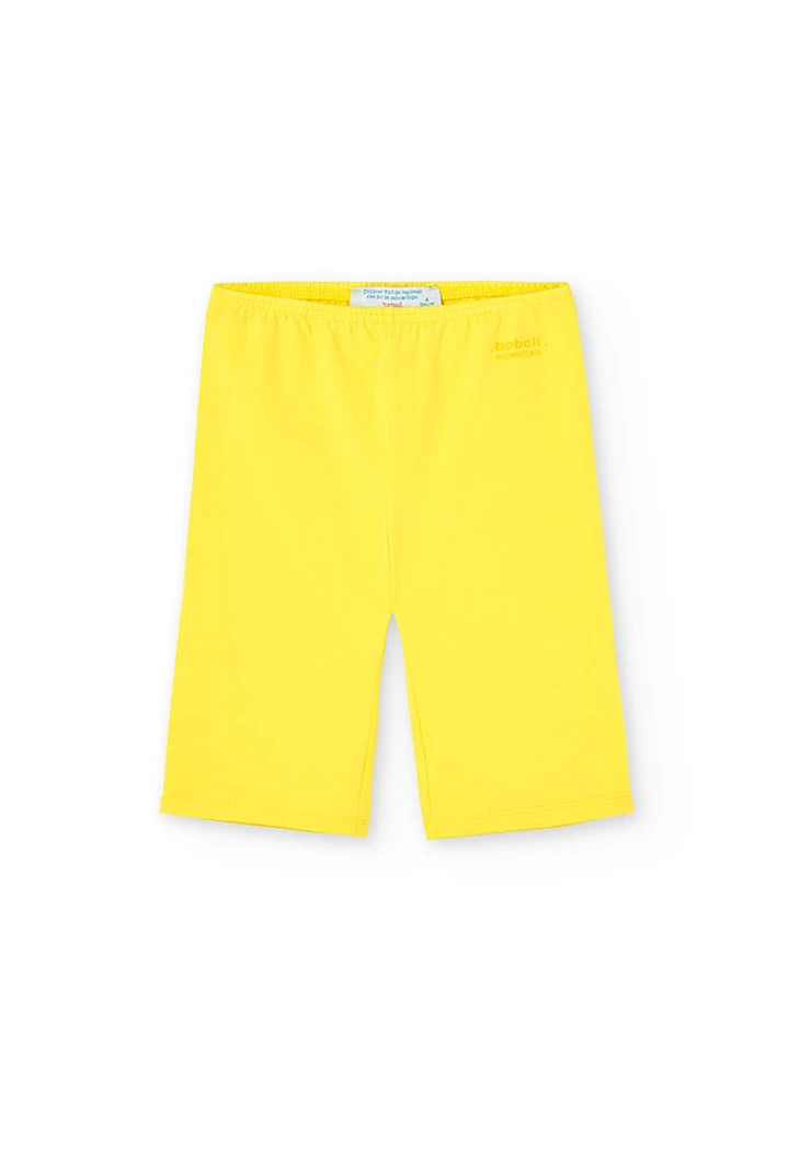 Leggings pirate jaune pour bébé fille