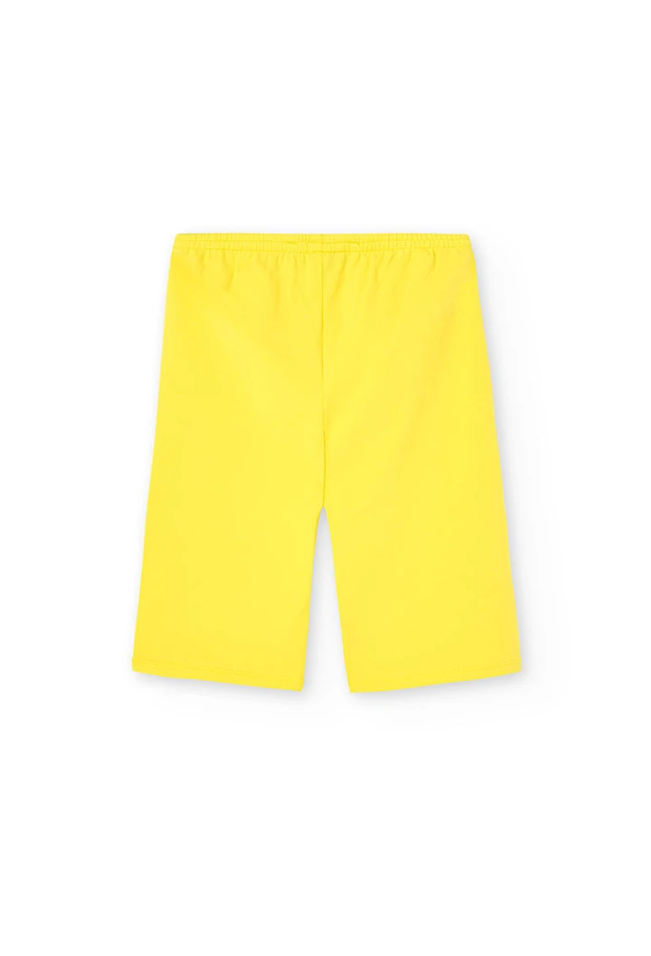 Leggings pirate jaune pour bébé fille