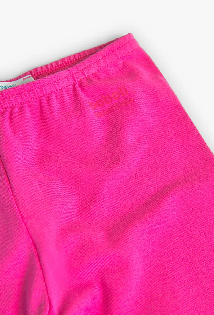 Leggings pirate rose pour bébé fille