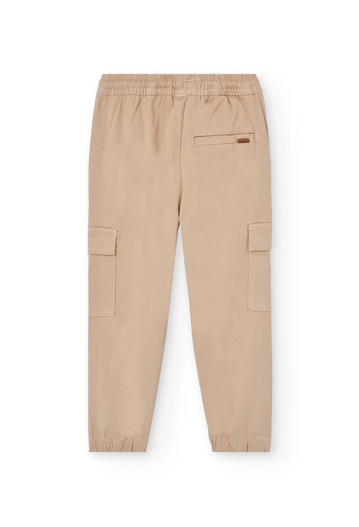 Boy´s beige cotton trousers