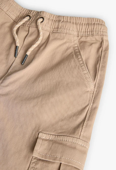 Boy´s beige cotton trousers