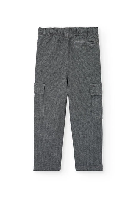 Pantalon garçon gris