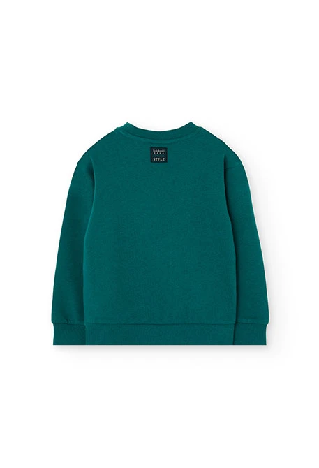 Ensemble garçon coton vert
