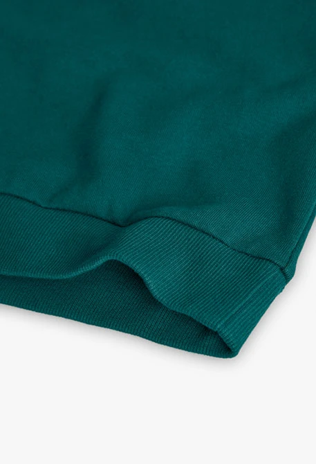 Completo bambino cotone verde