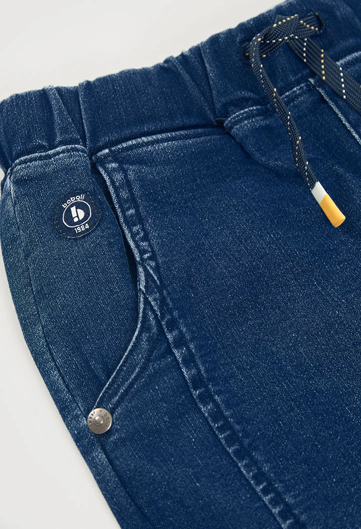 Pantalon pour enfant en denim bleu