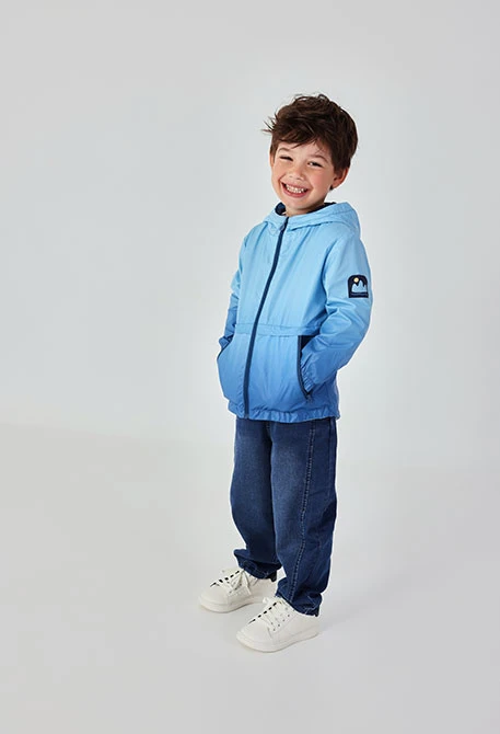 Pantaloni da bambino in denim blu