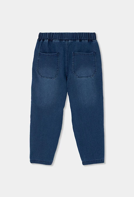 Pantaloni da bambino in denim blu