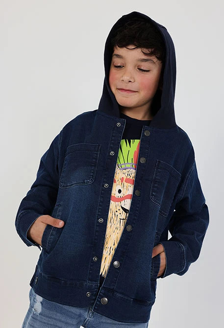 Jacke aus Denim für Jungen