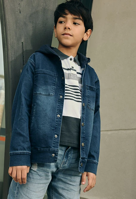 Denim jacket for boy