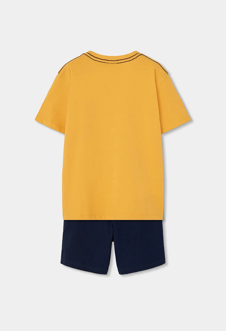 Set bambino cotone giallo