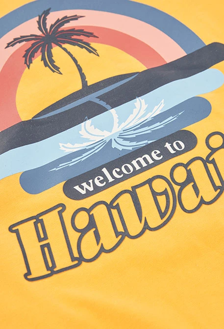 Conjunt nen cotó groc