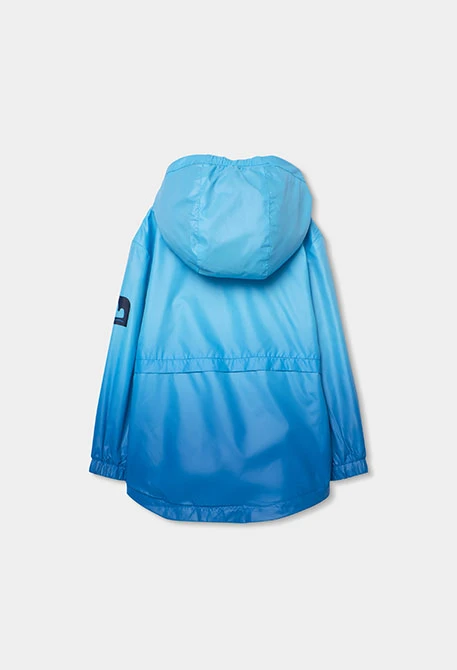 Technische blaue Parka für Jungen