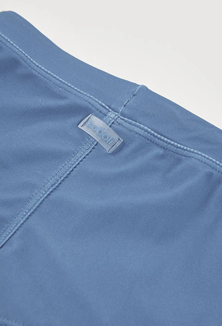 Costume da bagno a righe blu e arancioni per bambino UPF50+