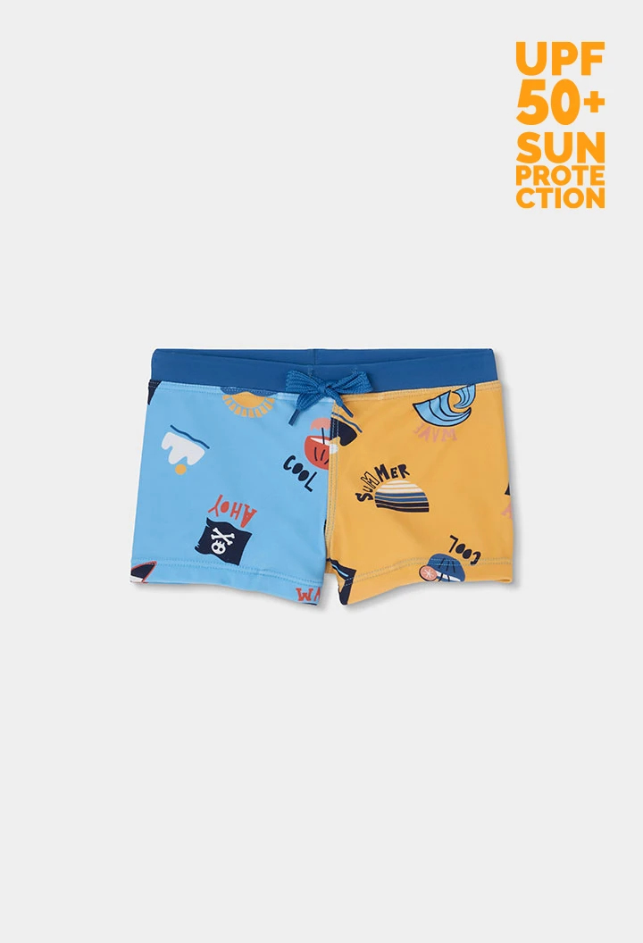 Maillot de bain enfant imprimé UPF50+