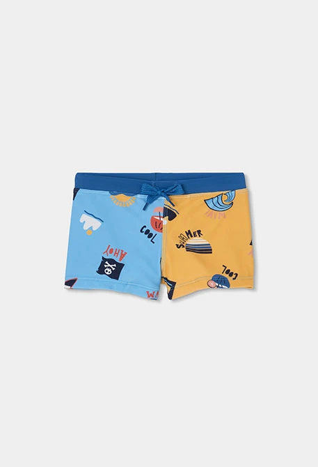 Bañador niño estampado UPF50+