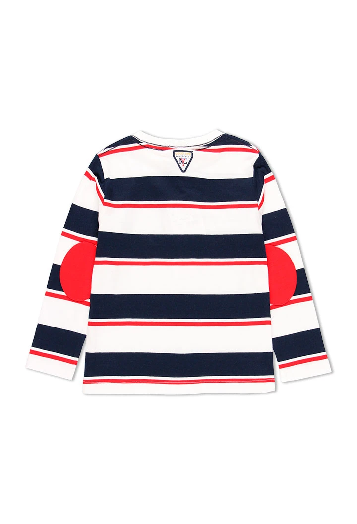 T-Shirt tricot à rayures pour garçon