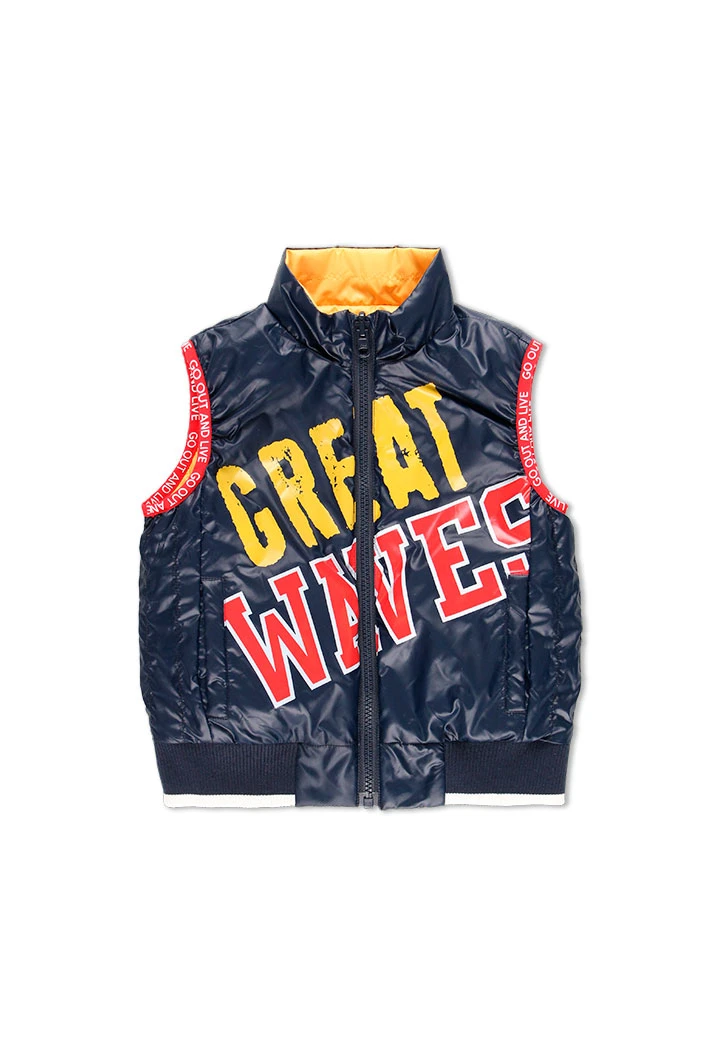 Gilet en toile technique pour garçon