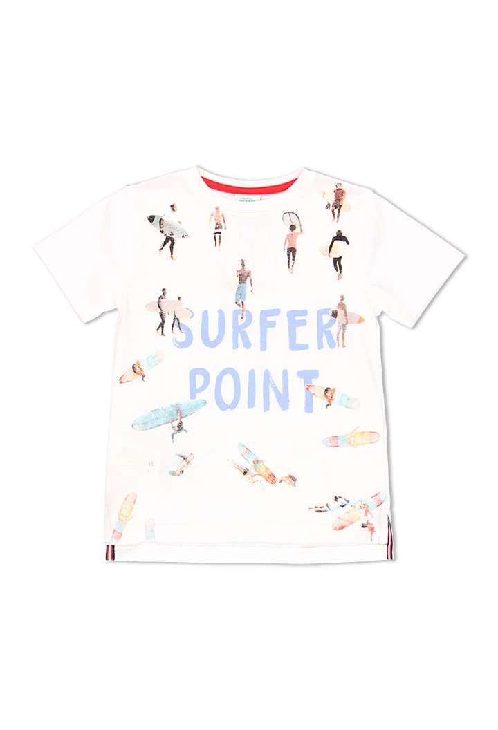 T-Shirt tricot "surfing" pour garçon
