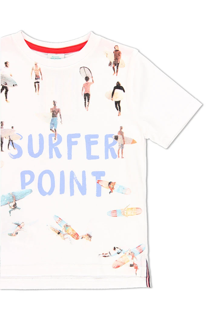T-Shirt tricot "surfing" pour garçon
