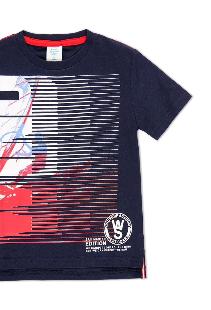 T-Shirt tricot "surfing" pour garçon
