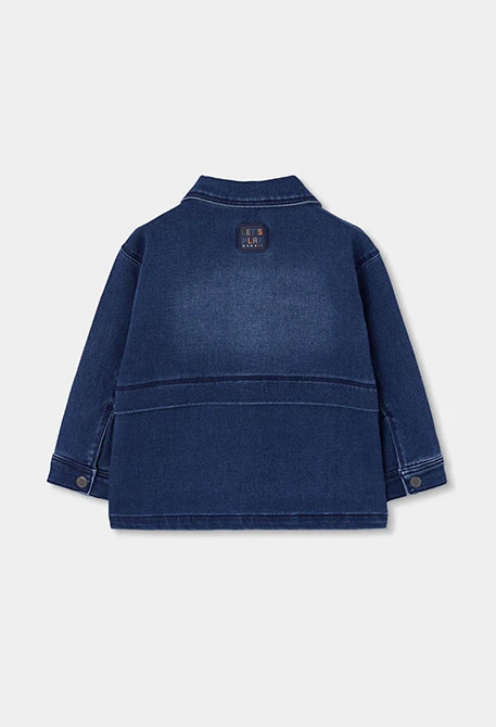 Sobrecamisa denim nen blau Game On