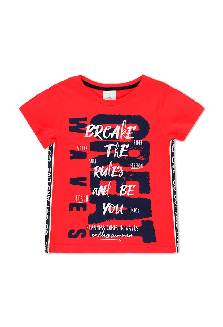 T-Shirt tricot "big waves" pour garçon