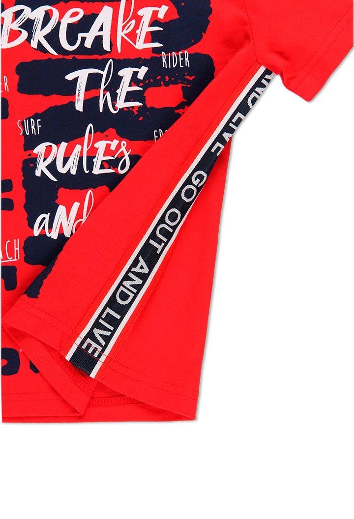 T-Shirt tricot "big waves" pour garçon