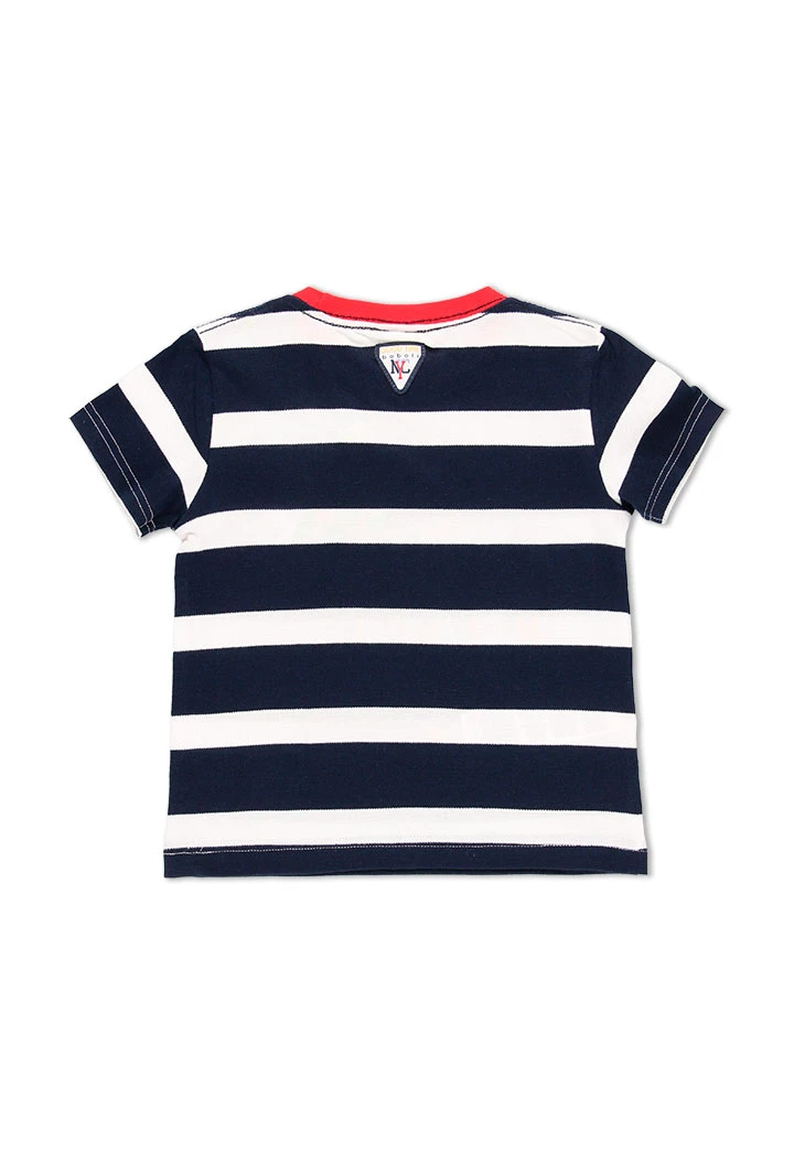 T-Shirt tricot à rayures pour garçon