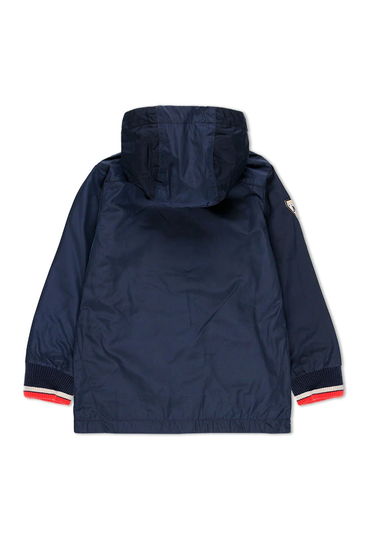 Parka en toile technique pour garçon