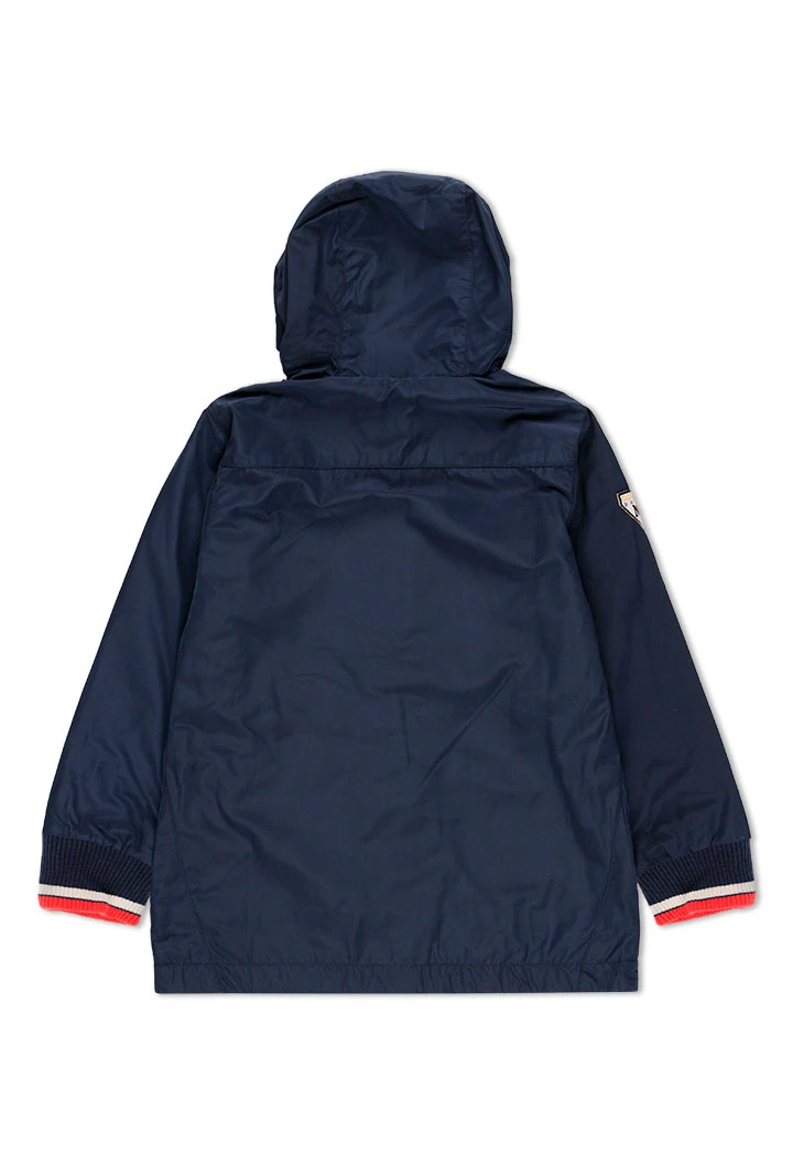 Parka en toile technique pour garçon