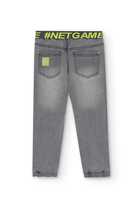 Jeans maille pour garçon