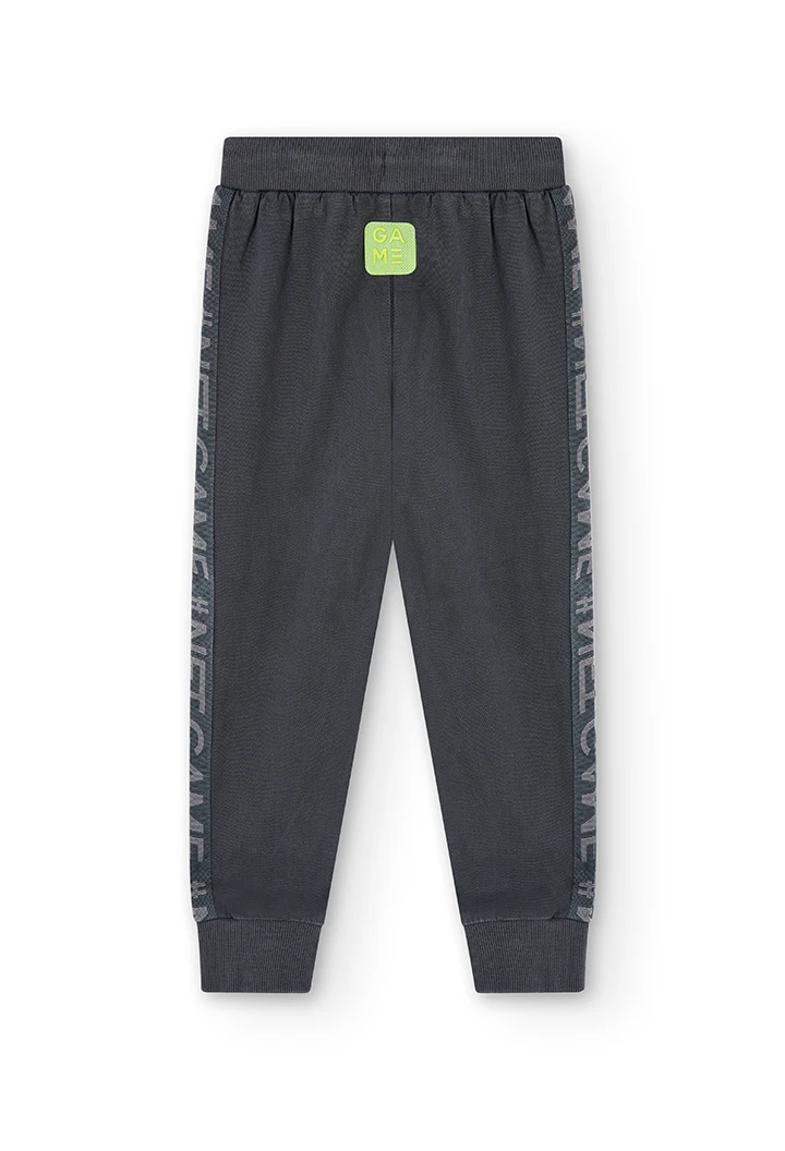 Pantalón sarga elástica "net game" de niño