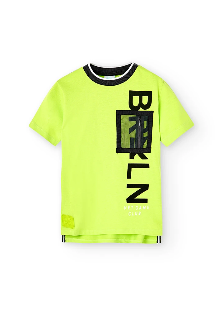 Knit t-Shirt "letters" for boy