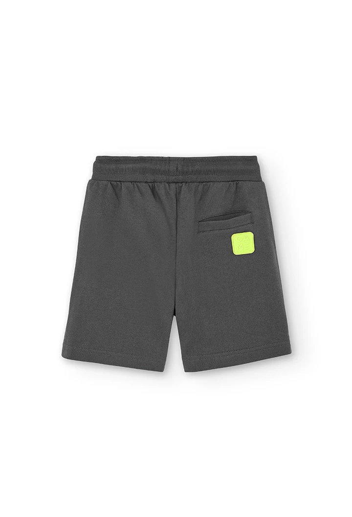 Fleece bermuda shorts for boy