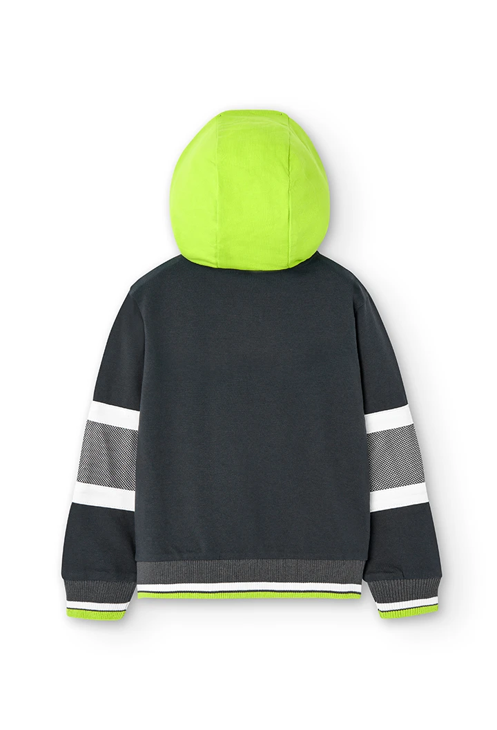 Veste en molleton à capuche pour garçon