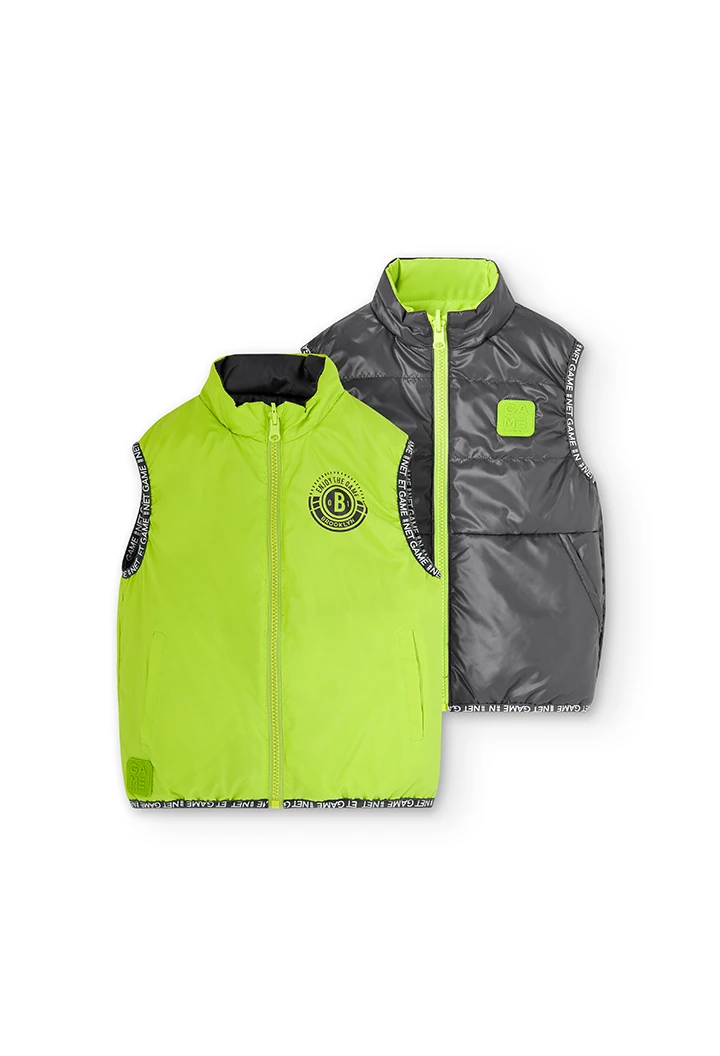 Gilet en toile technique pour garçon